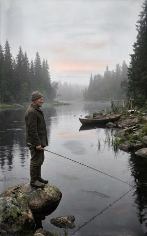 Lohilastuja ja kalakaskuja