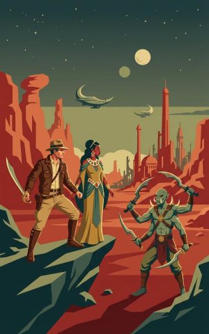 Marsin jumalat: Seikkailuromaani