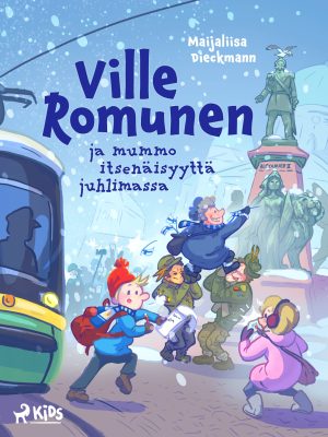 Ville Romunen ja mummo itsenäisyyttä juhlimassa